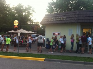 There is ALWAYS a line of Customers at Nelson’s!